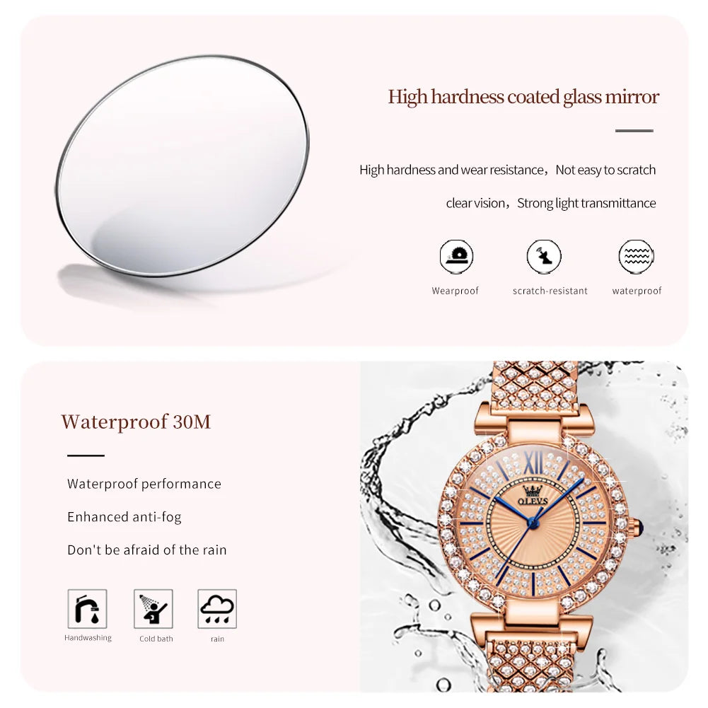 OLEVS 9942 2023 New Luxury Watches Women