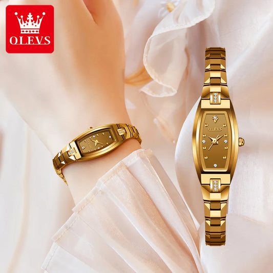 OLEVS 5501 Rose Gold Ladies Noble Watches