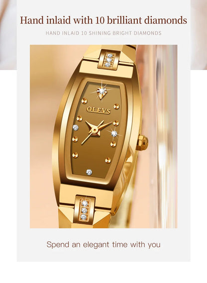 OLEVS 5501 Rose Gold Ladies Noble Watches