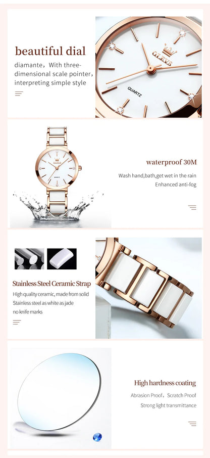 OLEVS 5877 Japan Quartz Women Watch