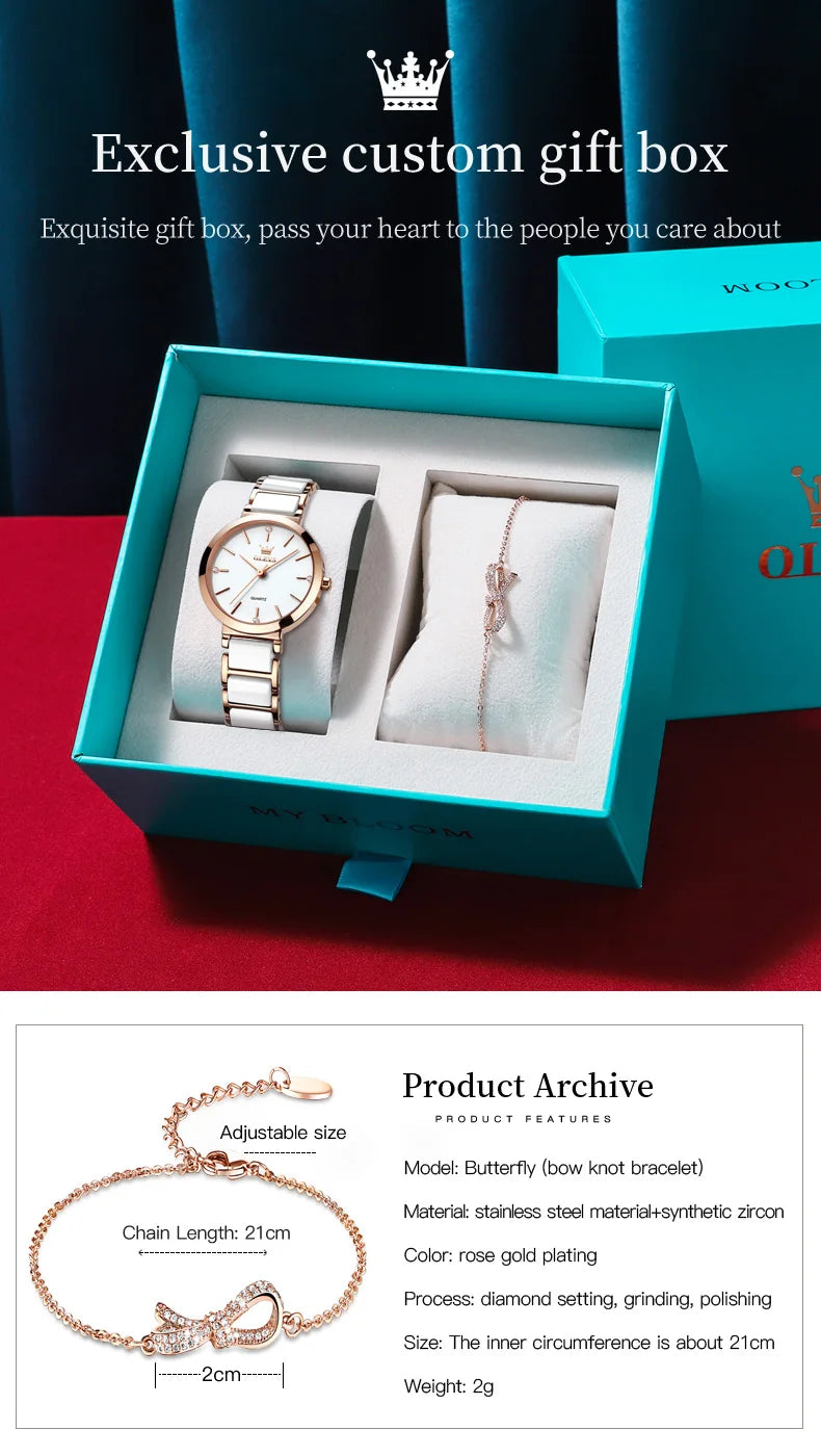 OLEVS 5877 Japan Quartz Women Watch